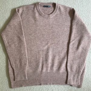 Black Tape blush pink pullover sweater. Size XL